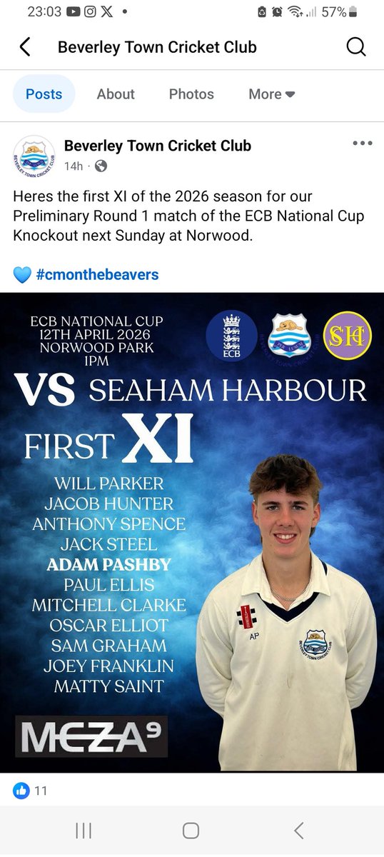 beverleytcc's tweet photo. Nearly there, national cup game Sunday at Norwood 
We welcome visitors from the North East in @HarbourSeaham 
A lot of hard work gone into getting the ground ready, 
BAR OPEN 
PROPER CLUB 
@barnstonworth 
@BumbleCricket 
@Karl_McDermott 
@MichaelVaughan 
@PitchesUk 
@YPLNCricket https://t.co/nLdcgU1RzM