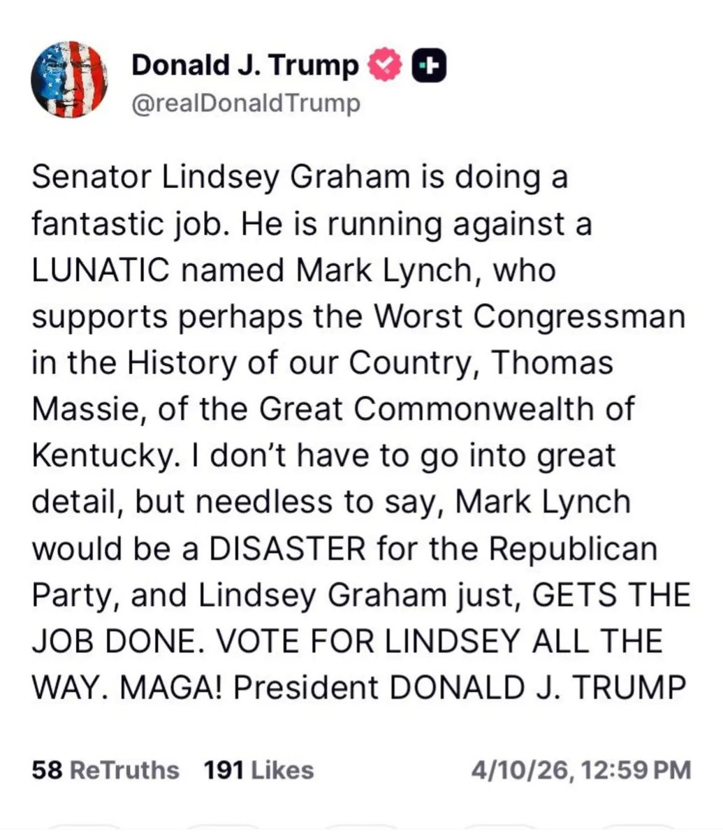 Justus2T3nd's tweet image. #Graham #Trump #GodHelpUsAll