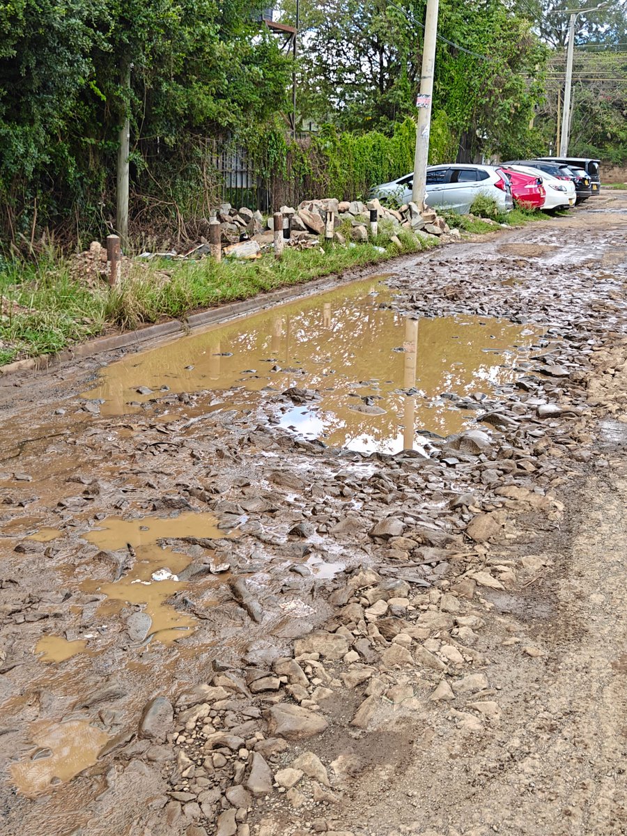 bemzworld's tweet photo. @KURAroads wondering if you have a plan to fix Mirema Lane in Roysambu. Cars are getting damaged trying to use it. https://t.co/HBPZidVm6f