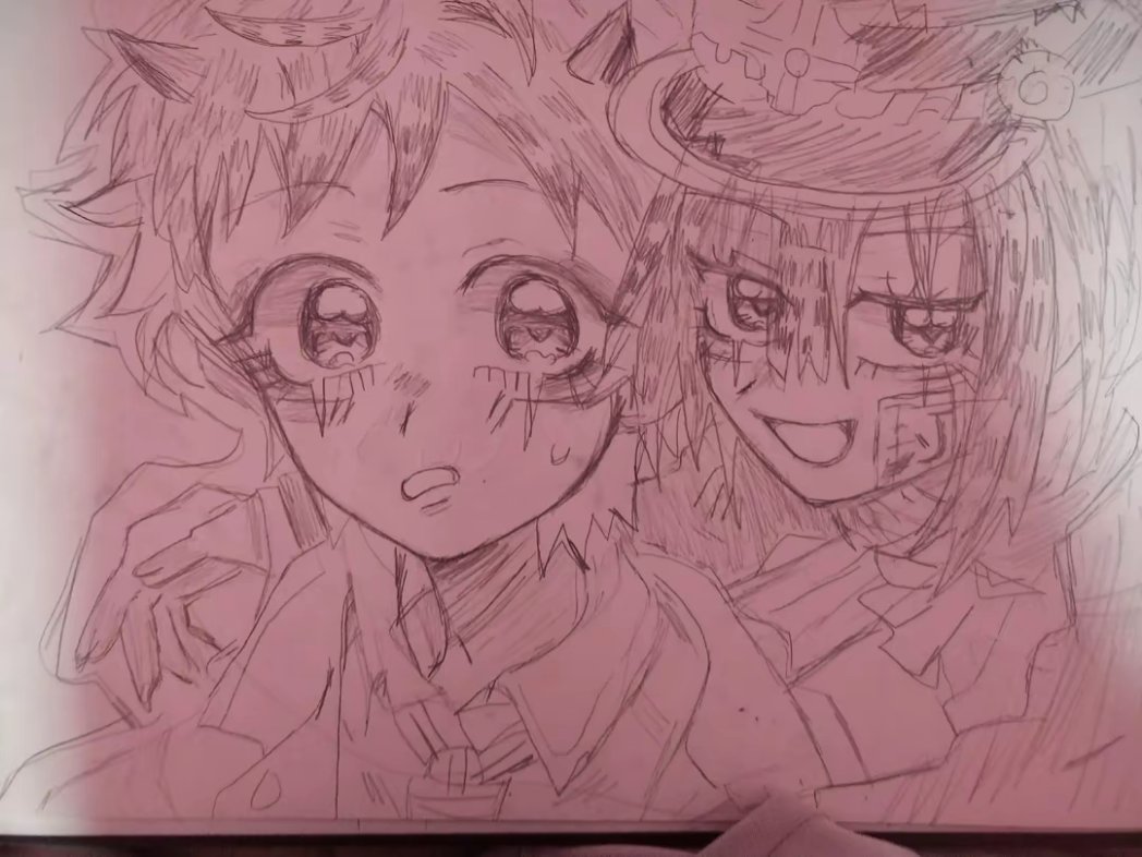 KessyChevalier's tweet image. Hanak and yahsiro genderbend #art #yashiro #hanako #tbhk #toiletboundhanakokun