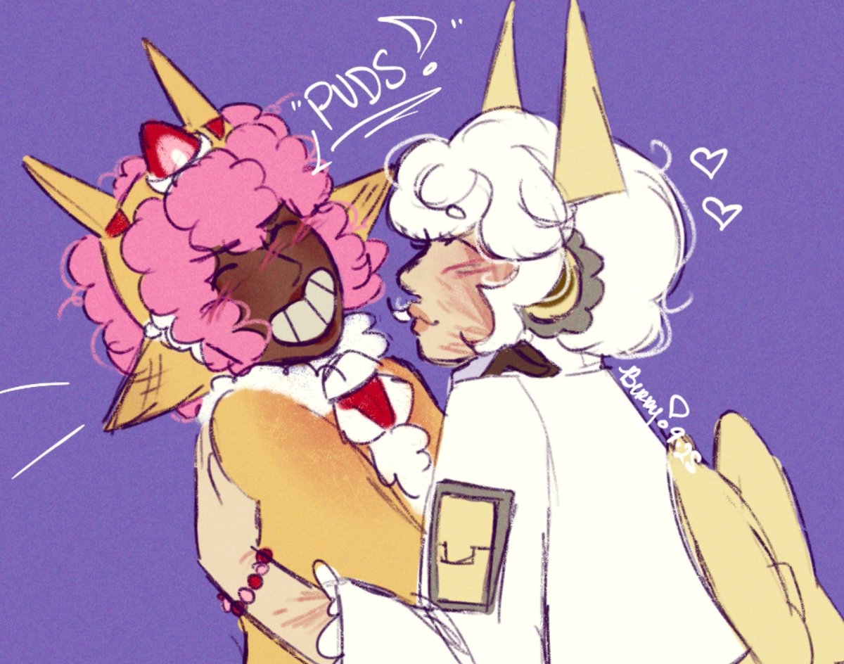 berrywantsakiss's tweet image. pudding a la mode x strawberry crepe cookie :3 I miss my #puddingcrepe 💔💔 #crk