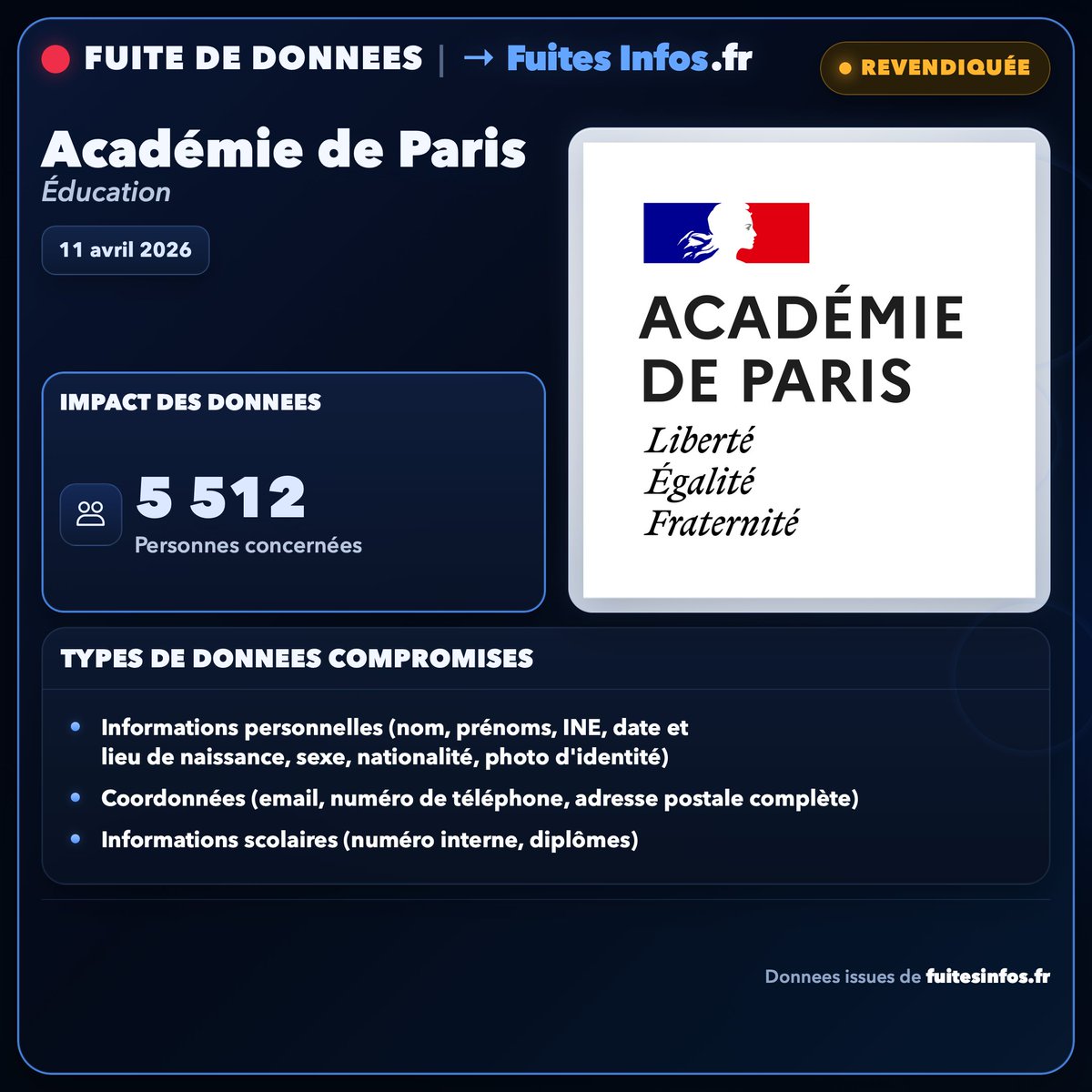 FUITES INFOS tweet media