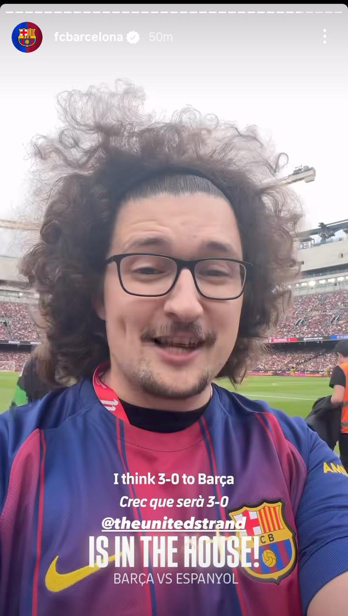 Bro had to visit FC Barcelona just to experience 5 wins in a row 😭✂️