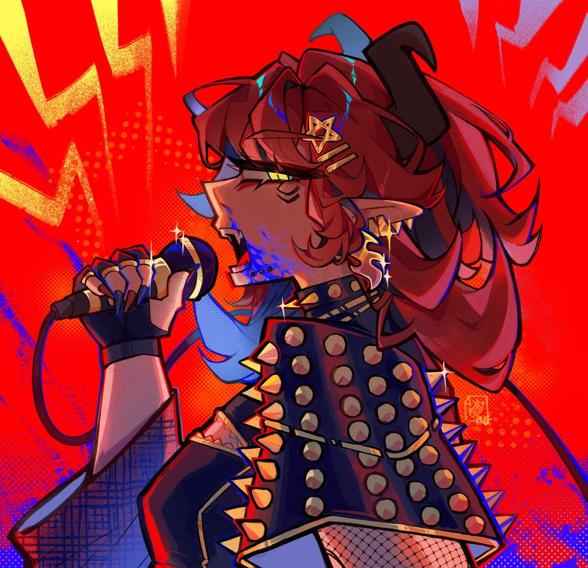 Bee ✧ // Demon Rockstar VArtist 🔥🎸✨ tweet media