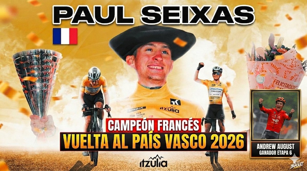 XaviRelator's tweet photo. Los records de Paul Seixas en su título de la Vuelta al País Vasco 
⬇️
https://t.co/jQqVXMWTao https://t.co/mp48vBP8YT
