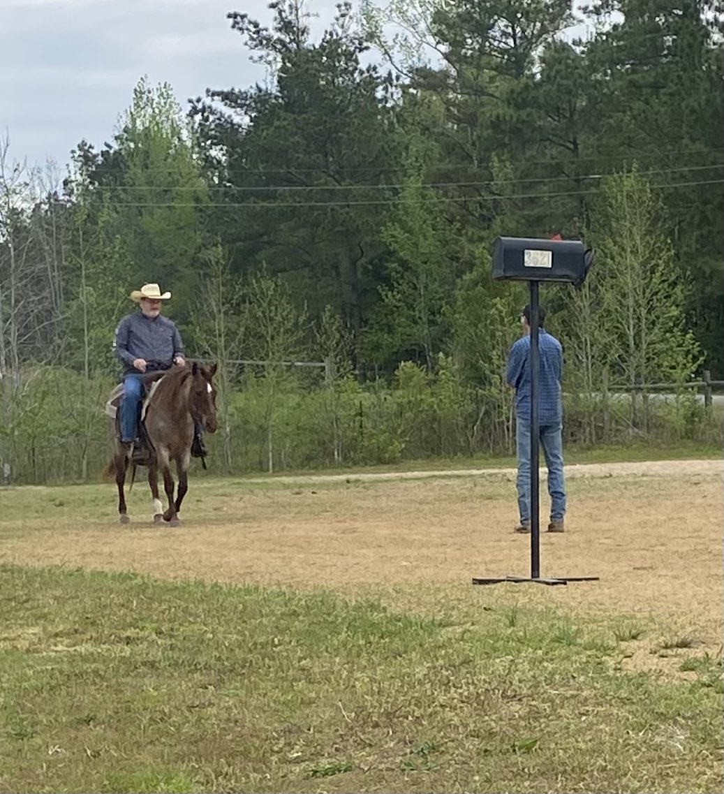 jmjines's tweet image. Another wonderful day in the saddle! 🐴 🤠 #horse #saddle #cowboy
