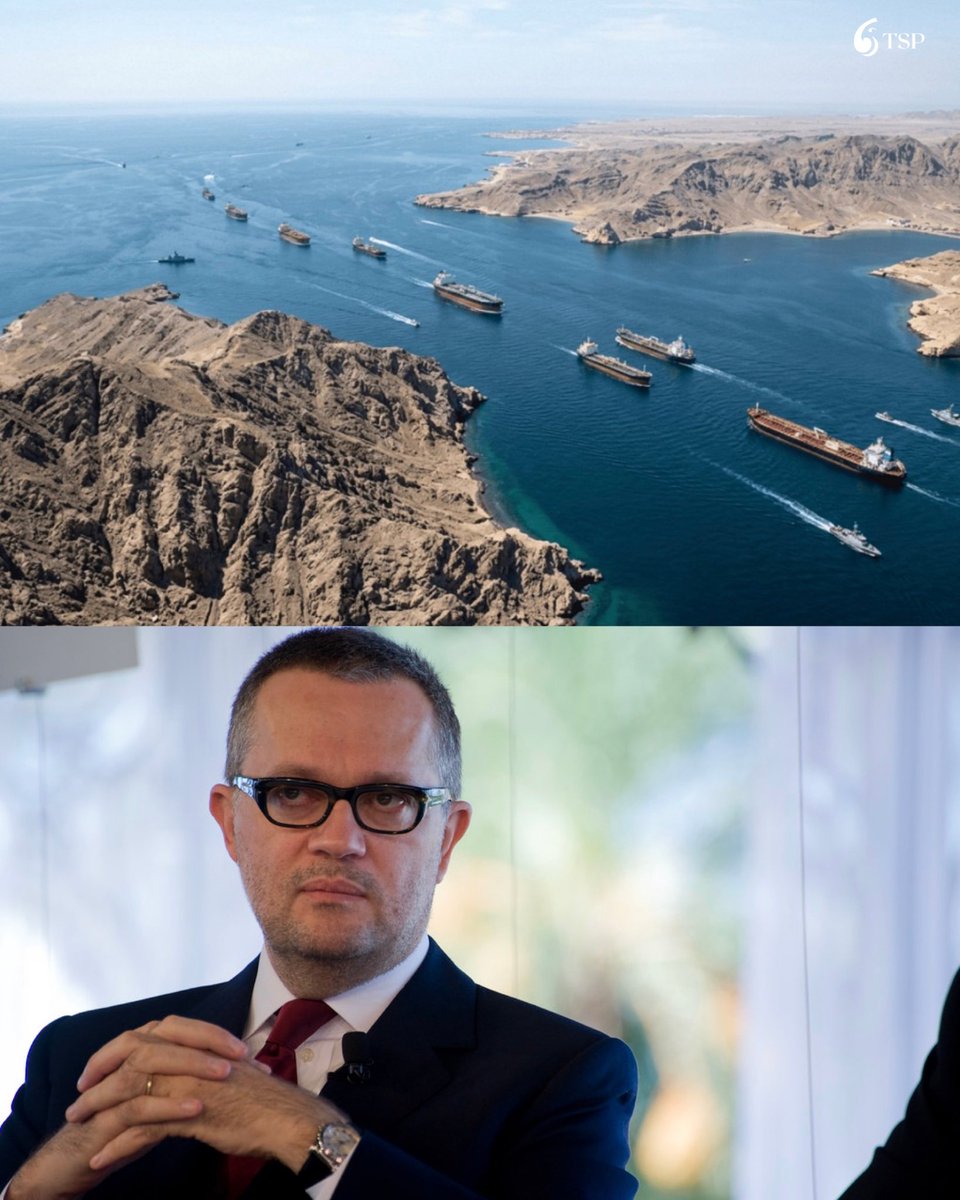 علي الشهابي: حرية المرور في مضيق هرمز لا تخضع للتفاوض