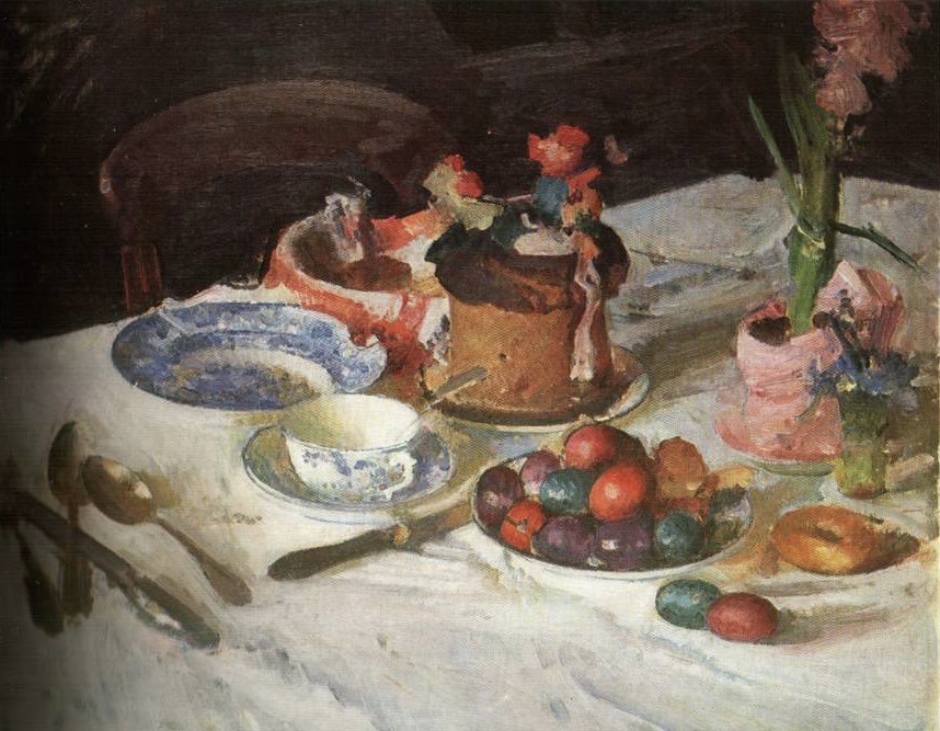 Petro Levchenko, Festive table, 1890-1900