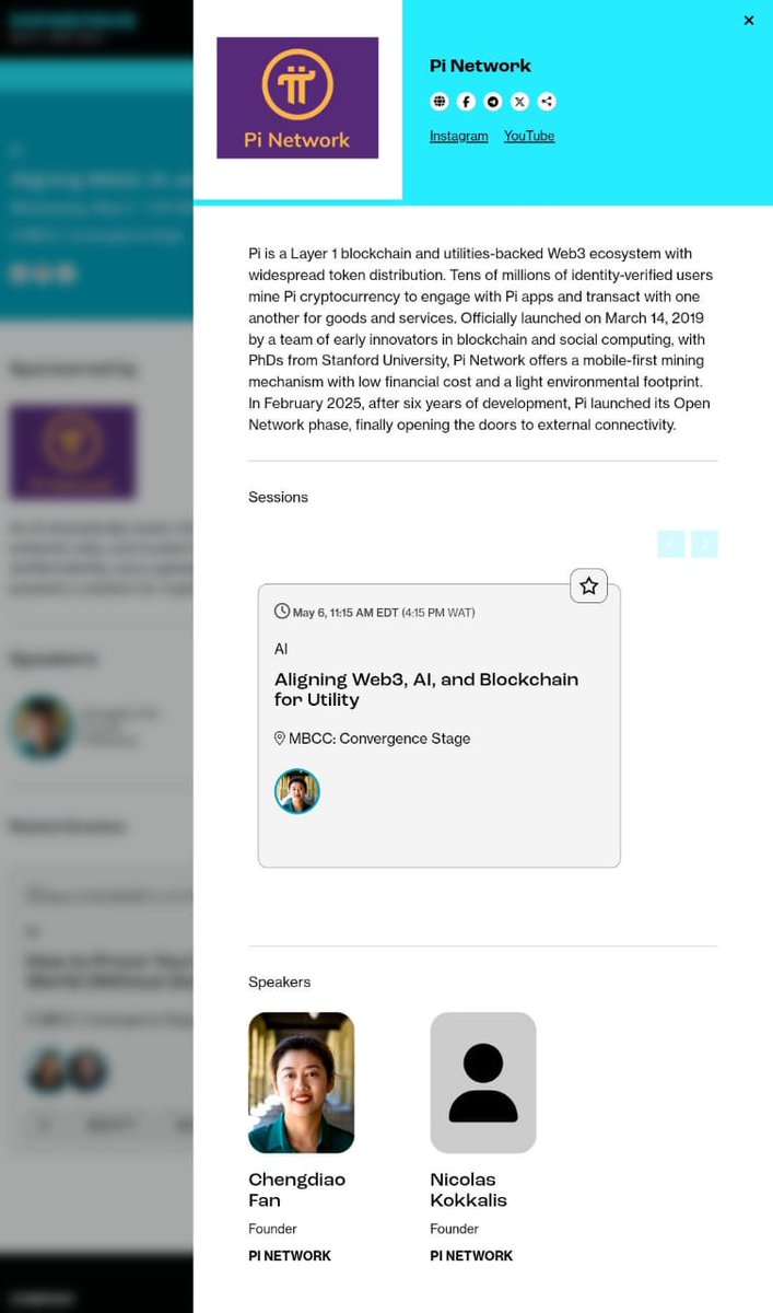 Pi_OM_2025's tweet image. 🚨Chengdiao Fan and Nicolas Kokkalis are set to speak at Consensus 2026 in Miami.

Not gonna lie… this is BIG.

For a project that started with mobile mining and a vision, seeing Pi’s founders take the stage at one of the biggest crypto events in the world says a lot — This is