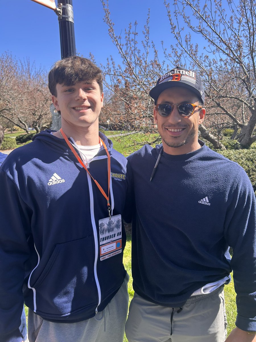 jackbrooder's tweet photo. Had an amazing visit today at @Bucknell_FB ! Huge thanks to @Coach_J_Nelson for the invite + conversation and to @CoachLongBUFB and @Jeff_Behrman for the great presentations! 
@CRHFootball @coach_spinnato @BDPRecruiting https://t.co/kKqKUhZl3f
