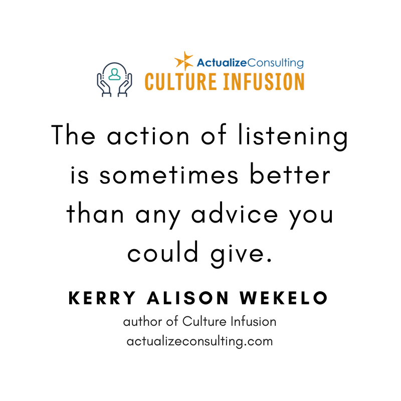 kerrywekelo's tweet image. The action of listening is sometimes better than any advice you could give. #activelistening #communication