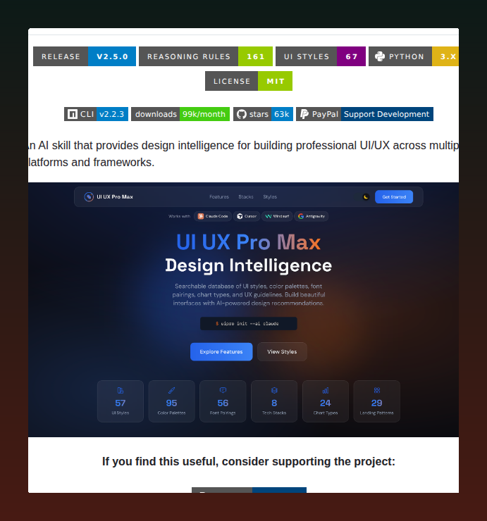 tom_doerr's tweet image. AI-powered design system generator

github.com/nextlevelbuild…