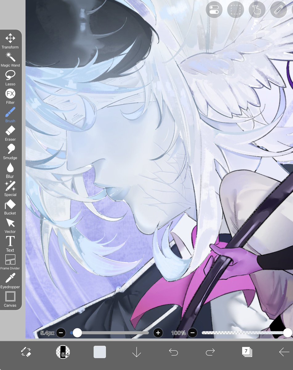 friedginoo's tweet image. WIP working on Egg’s hair

#Eggchanfanadt #Unstableuniverse #Taxduo