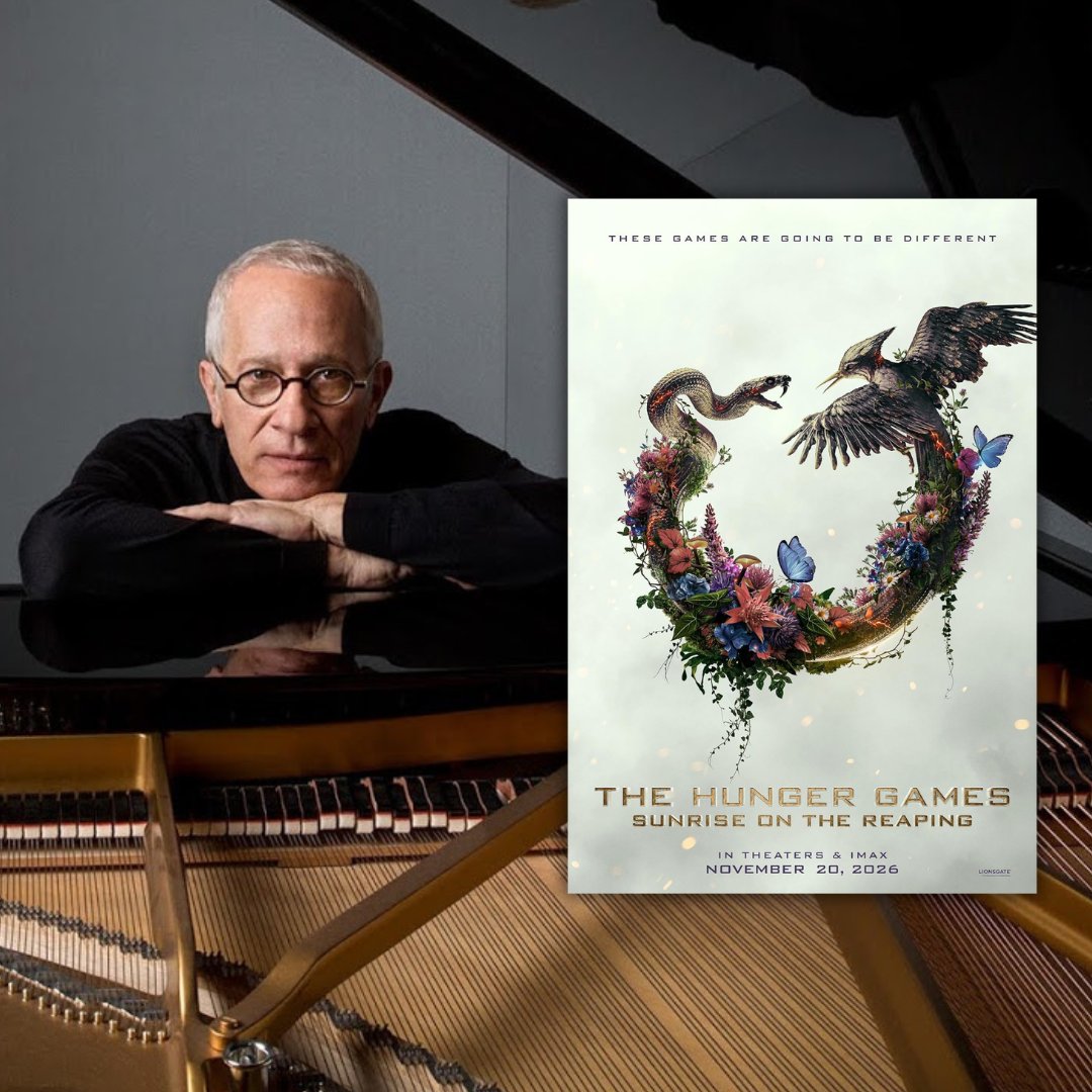 James Newton Howard, storico compositore di tutti i film di #HungerGames, tornerà per le musiche dell'Alba sulla Mietitura. Noi non potremmo essere più felici 😍