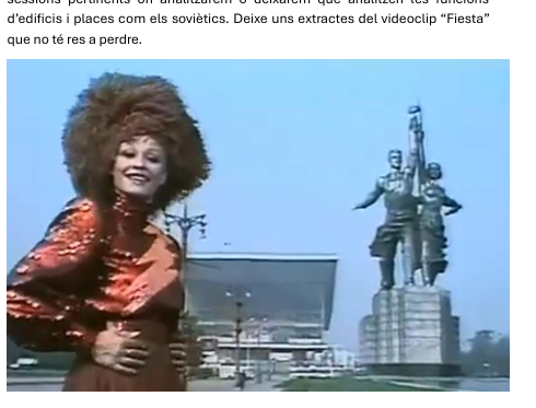 He lliurat una proposta de treball basada en el videoclip de la Carrà al màster de professorat i me la turbo pela
(Ho sent per la meua expressió en valencià no m'abellia fer-ho millor per la puta merda del màster)