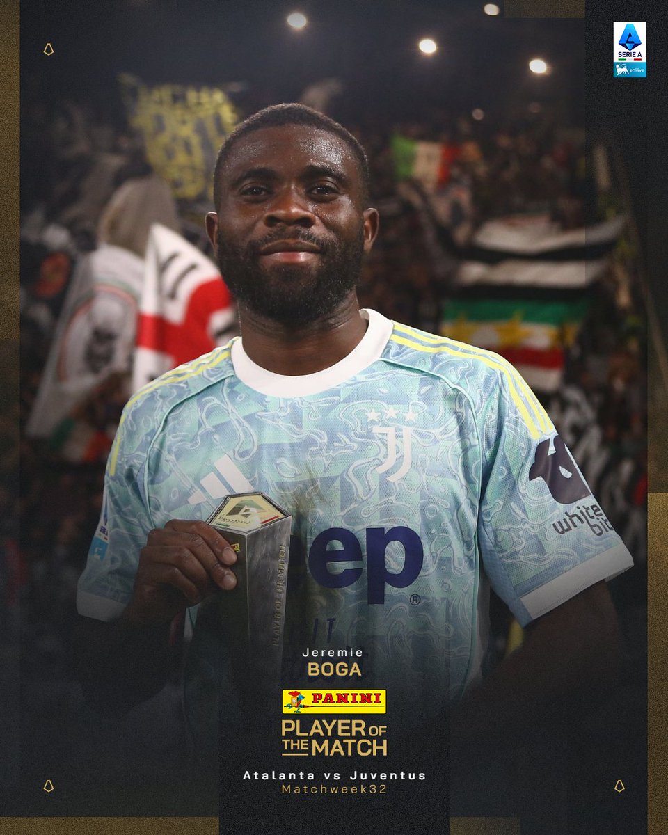 Jeremie Boga è il Panini Player Of The Match di #AtalantaJuve 🏆