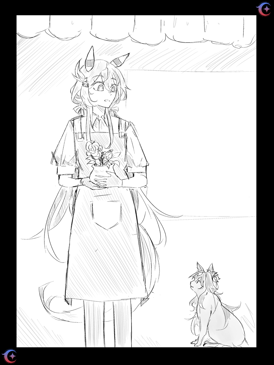 chiyo_okyk's tweet image. #verushion florist shion and catxina
#umamusune