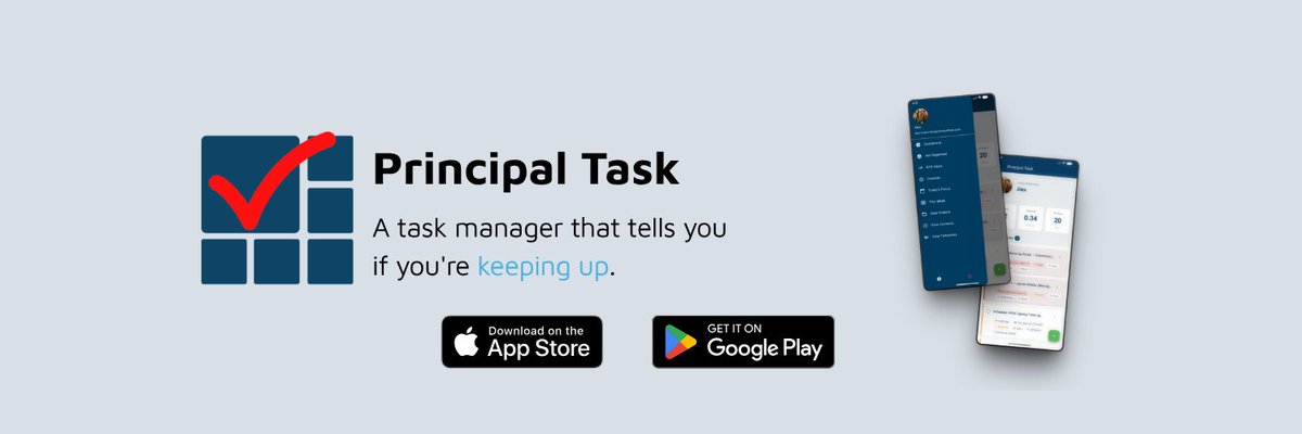 PrincipalTask's tweet photo. Call it a launch. Call it a relaunch. Either way, it's ready.
Are you getting ahead or falling behind? @PrincipalTask measures that — Task Velocity tells you if you're actually making progress.

Free. Web, iOS, Android. https://t.co/mZtmHBoiuL https://t.co/IXaA9d3lAB