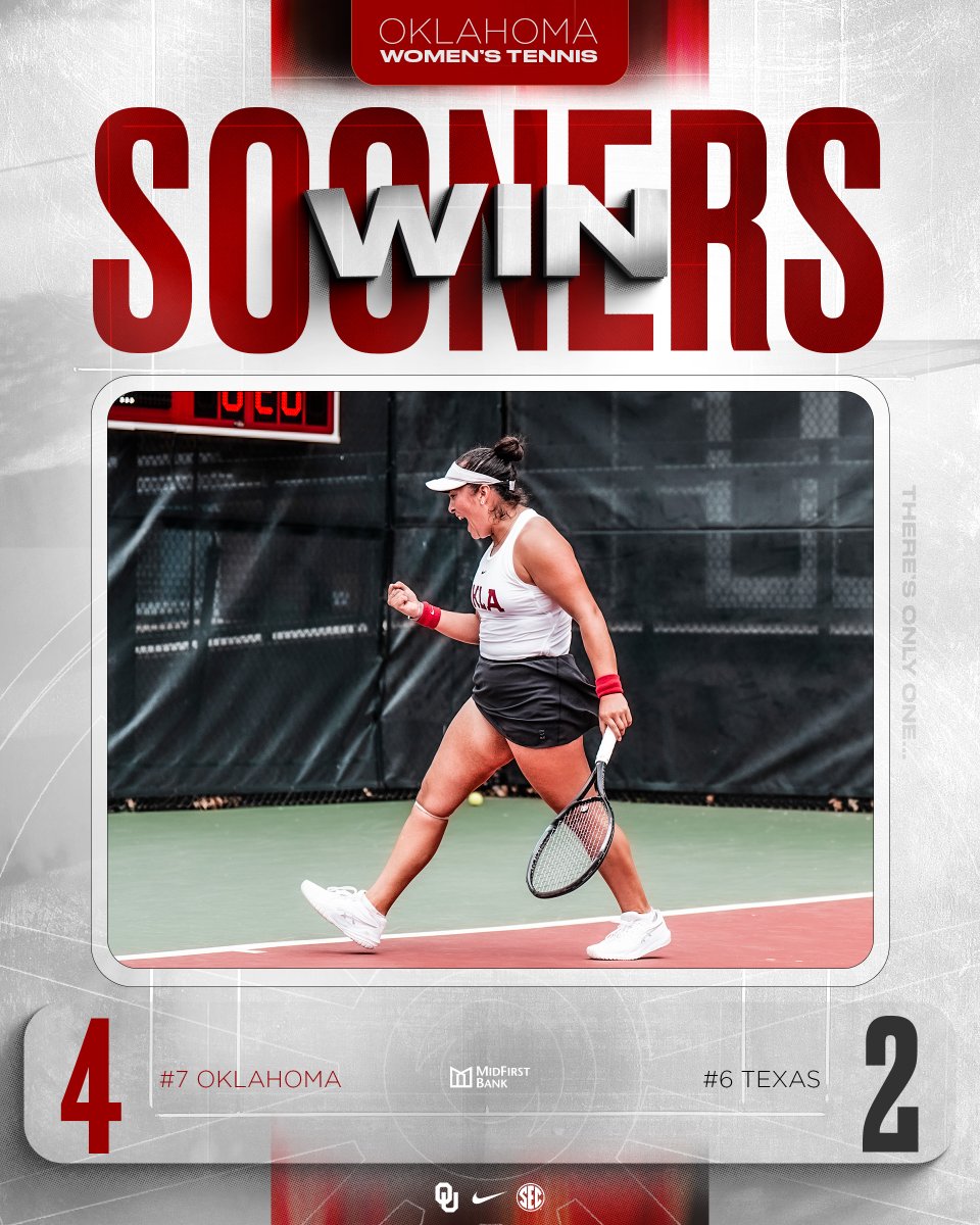 OU_WTennis's tweet photo. CLOSING OUT THE REGULAR SEASON ON A HEATER 🔥

#BoomerSooner | #OUrFight https://t.co/t8hTL3yA41