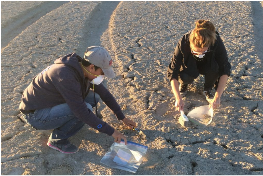 Dust Science 1/ This is not dust science. This is sediment sampling narrated as dust ...