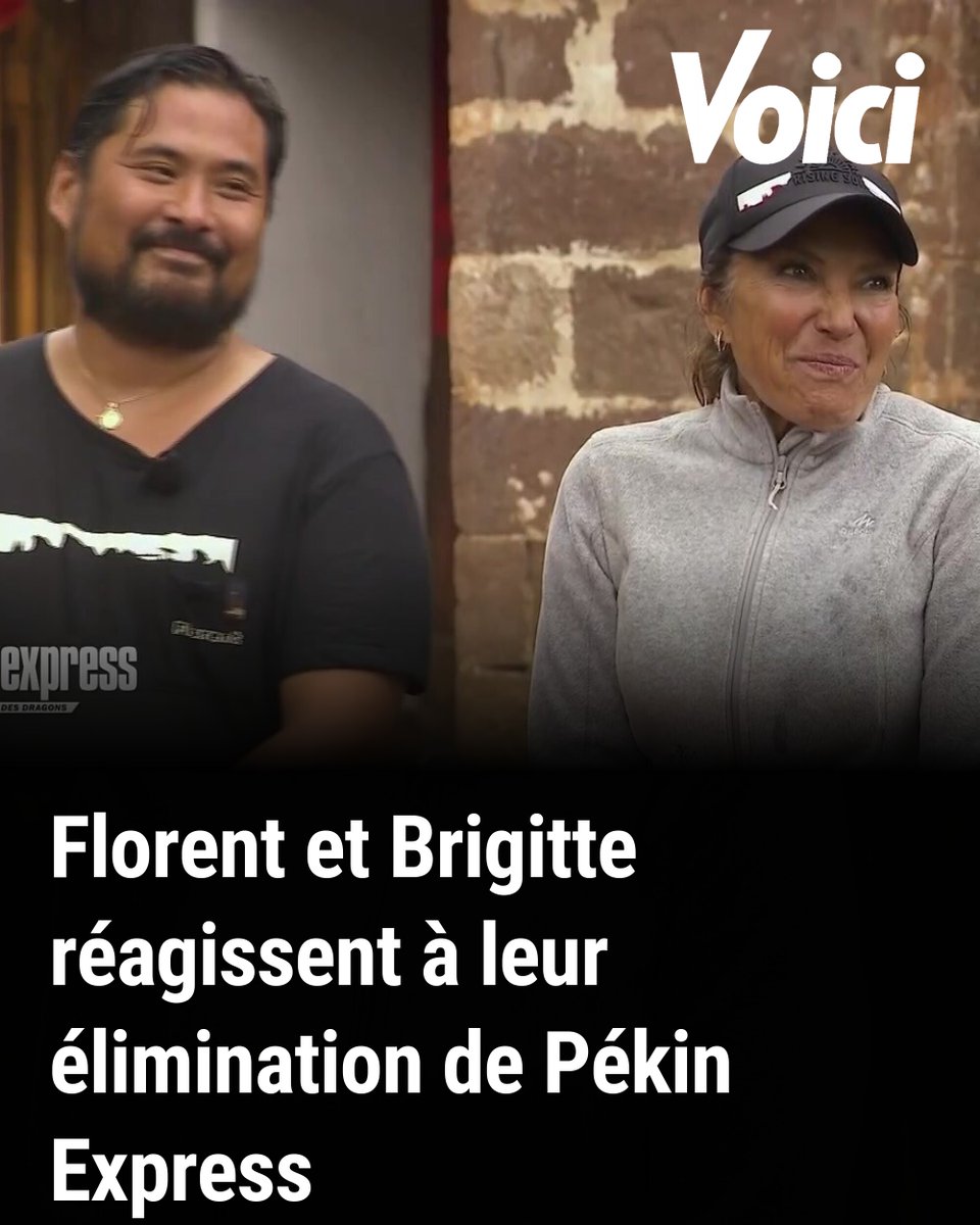 "Nous sommes très émus et très tristes" : Florent et Brigitte réagissent à leur élimination de Pékin Express
➡️ l.voici.fr/0m8