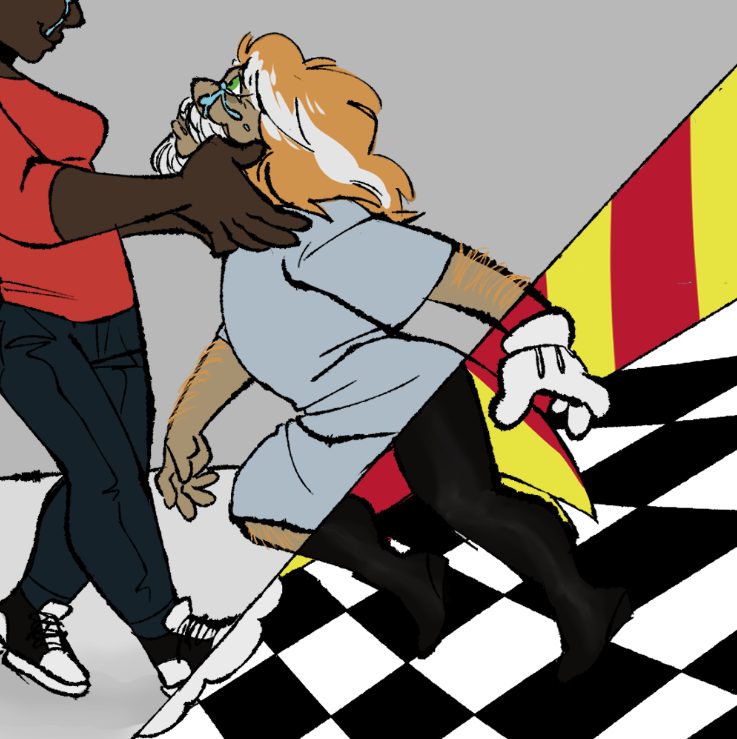 B1gG33k_T4ken's tweet image. #QueenbeeWeek Day 6 escape AU
#Queenbee
sorry was a bit late and that its not good. I do want to draw more human Caine. trying to figure a design for him.