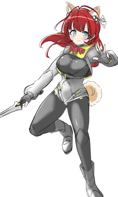 ほかのアングルとかも描こうと思ってたアケクリちゃんの絵を供養💨 