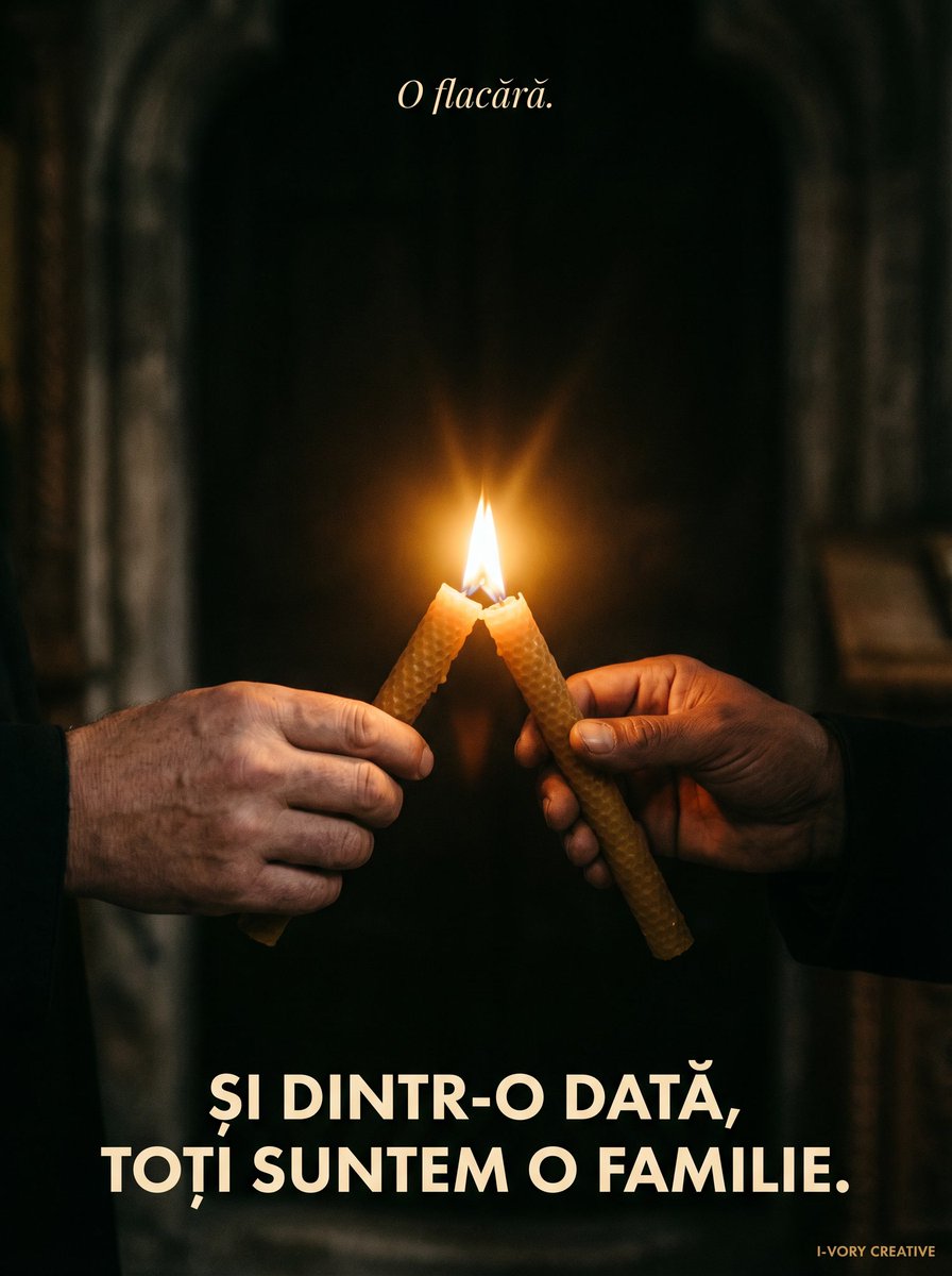 ivorycreative1's tweet photo. Lumina Învierii ne amintește că după cel mai greu moment, urmează mereu ceva mai bun. Fiecare poartă propria noapte, dar nimeni nu trebuie să o treacă singur. Indiferent de întuneric, dimineața vine întotdeauna. Pentru toți. Un Paște fericit, cu liniște și speranță! 🕯️✨ https://t.co/nM1WNvq00R