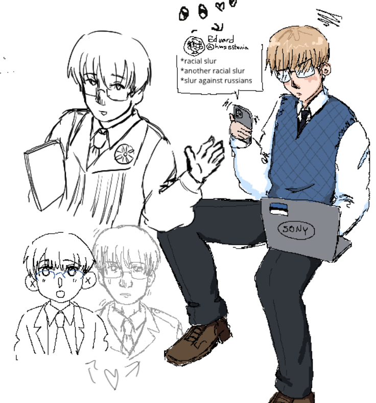 katjakenekaunis's tweet image. magma doodles while chilling in vc w/ @burgersodafries, @1223list, @sweetrinaXD, and @ryusaeceo !!