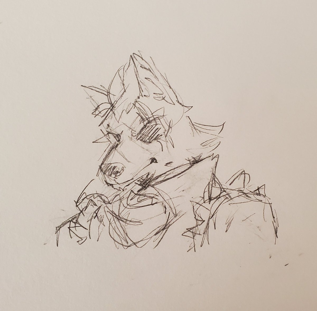 Wolf O'Donnell doodle #starfox #furryart