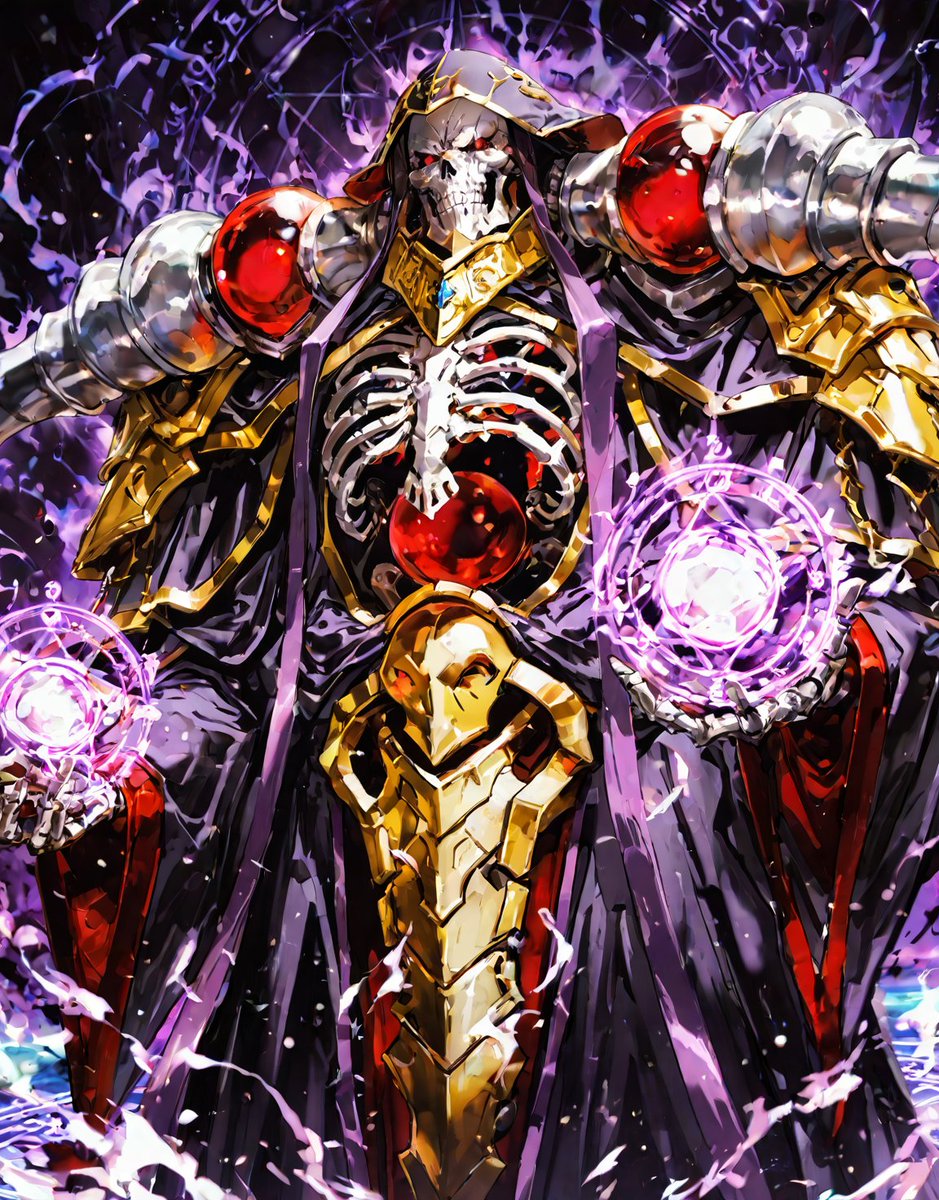 SpinPenguin99's tweet image. Ainz Ooal Gown / アインズ·ウール·ゴウン (Overlord)

#Overlord #AIillustration