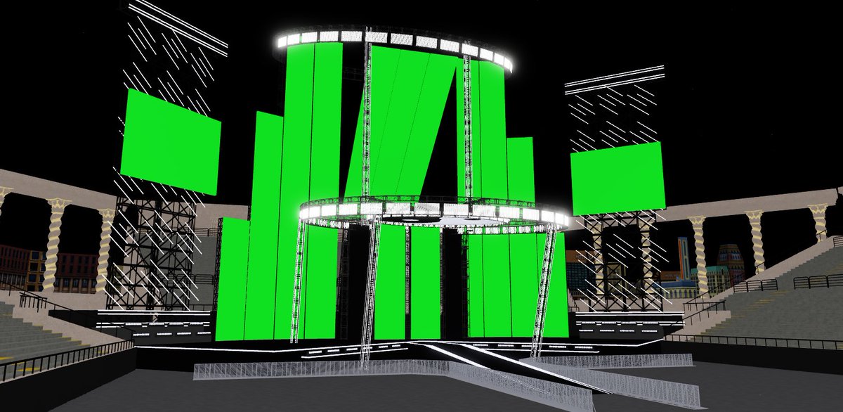 lainaisvip's tweet image. Ying and Yang Themed Stage Commission 

#RBLX #RobloxDevs #Developer #WrestlingStage