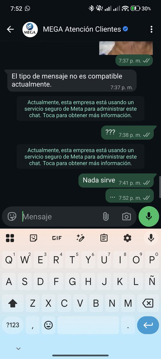 quiped83's tweet photo. Su canal de atención por Whatsapp también tiene errores ni pide el número de suscriptor solo te enseña donde obtenerlo, no sirve de naadaaa necesito solución inmediata https://t.co/FCNOFSxbKq