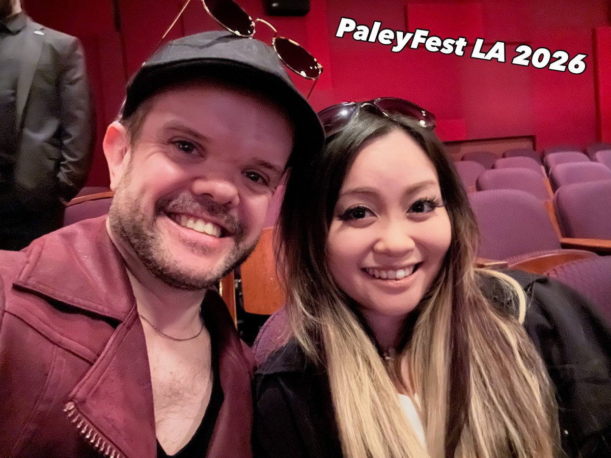 ThePeoplesDwarf's tweet image. Love a lovely occasion to dress up with my absolute stunner of a wife @LoveRisaMei. Thanks Randy for the PaleyFest LA tickets to Scrubs. Dare I say, we “Scrubbed” up pretty nice 😏

#paleyfest #paleyfestla #lookinggood #scrubs