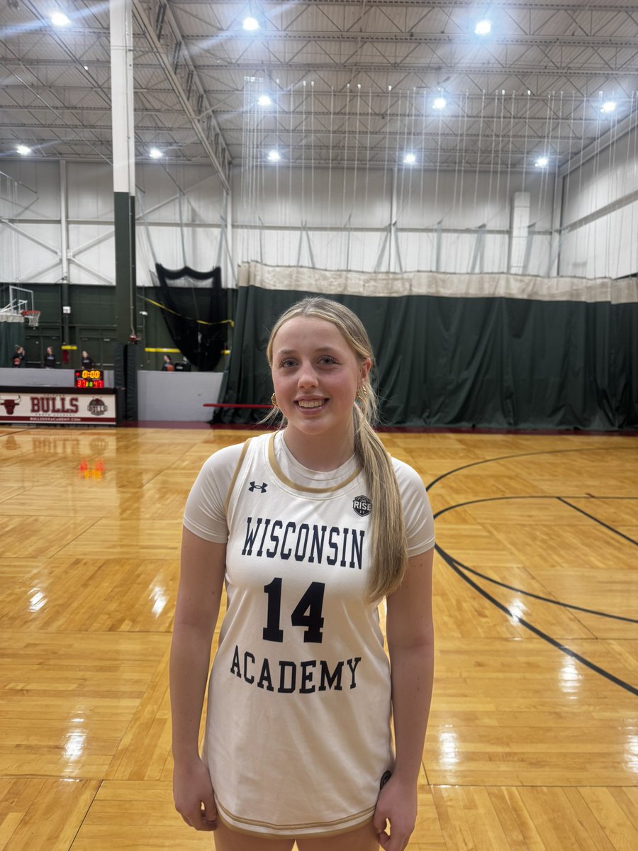 WiscoAcademy's tweet photo. 15U Wisconsin Academy - UA Rise  won their 2nd game of the Girls @ROCKSpringClass 49-15 over 16U WI Blizzard!

• Stella Hall - 13pts
• Annie Olson - 7pts
• Emersen Butts - 7pts
• Ellie Norris - 7pts
• Sophie Klopcic - 5pts
• Lila Westrum - 4pts
• Alex Moore - 4pts

#WABFam https://t.co/vAzNCEjLgl