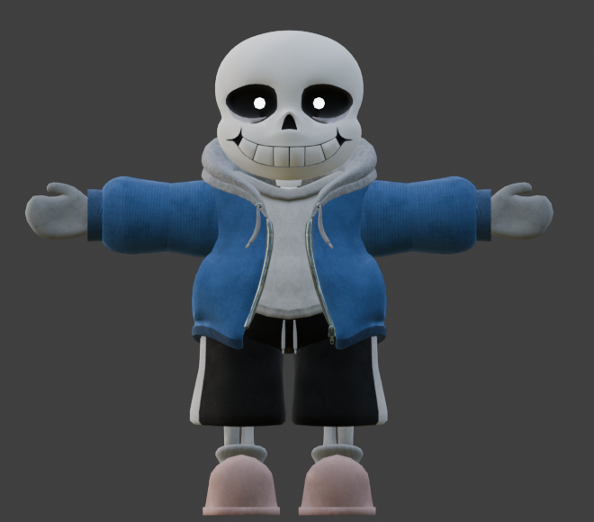 Sans Reference Model Updated sans model by @DinoBluchacho #outofspace #robloxdev #asym # ...