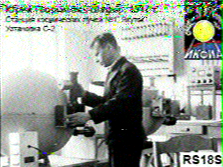 Ja3Tdw's tweet image. SAKHACUBE-CHOLBON(RS18S) SSTV 01:49 UTC pass over Japan. Got 2 interesting images. #SSTV #RS18S