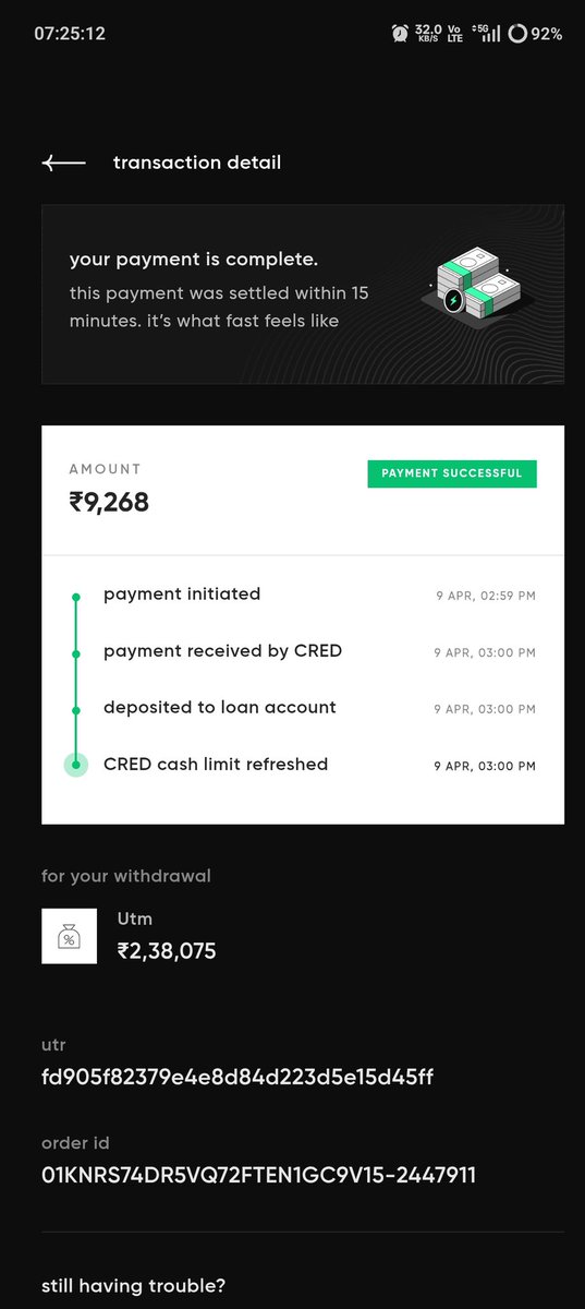 rsvu_uttam's tweet photo. @kunalb11 @CRED_support @jagograhakjago 
Never ever use cred they r scam. This month again I am facing issues, previously they received payment and agreed after 2 month, now this month again drama started, interestingly they themselves said received successfully. See attachment https://t.co/NRU9dlMvX2