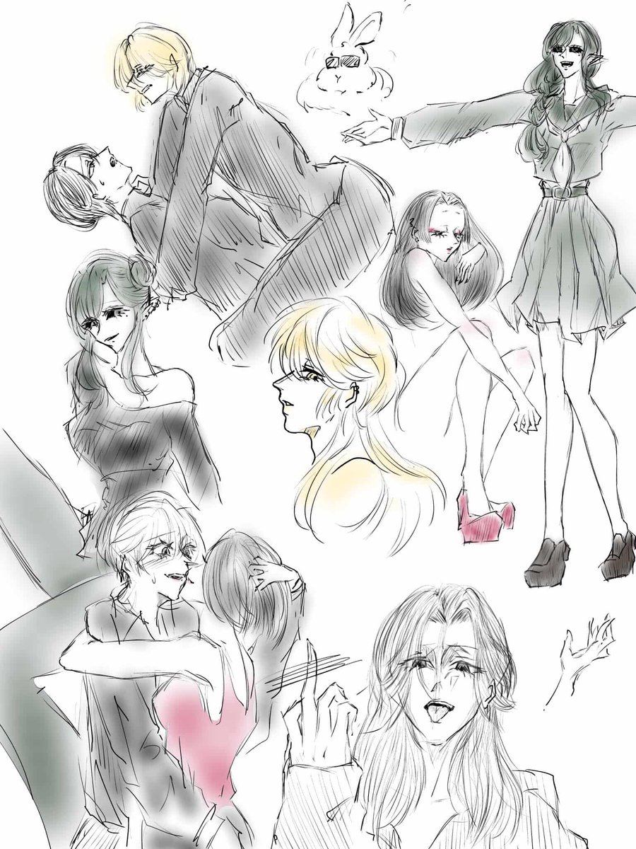 Aloys821's tweet photo. オリキャラ吟治、その他らくがき… 
2枚目に近々出したい子紛れてます︎ ︎︎💕︎

 #らくがき  #oc
 #絵描きさんフォロバ100 https://t.co/waNOlapHKR