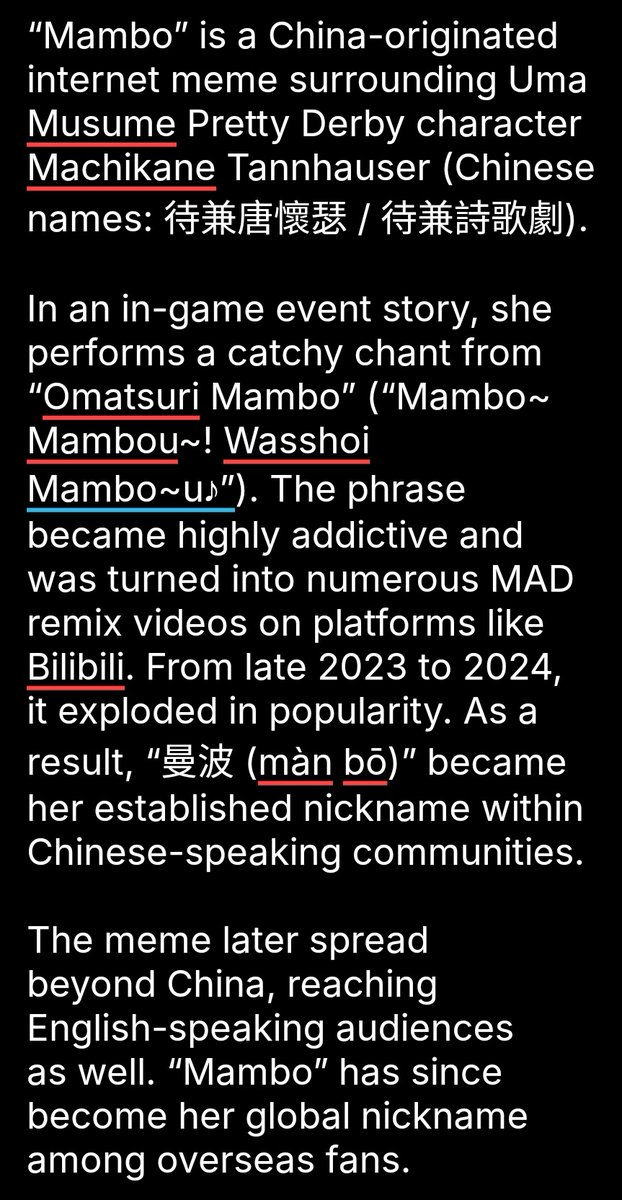 About the Mambo meme (got this from a Google search up):