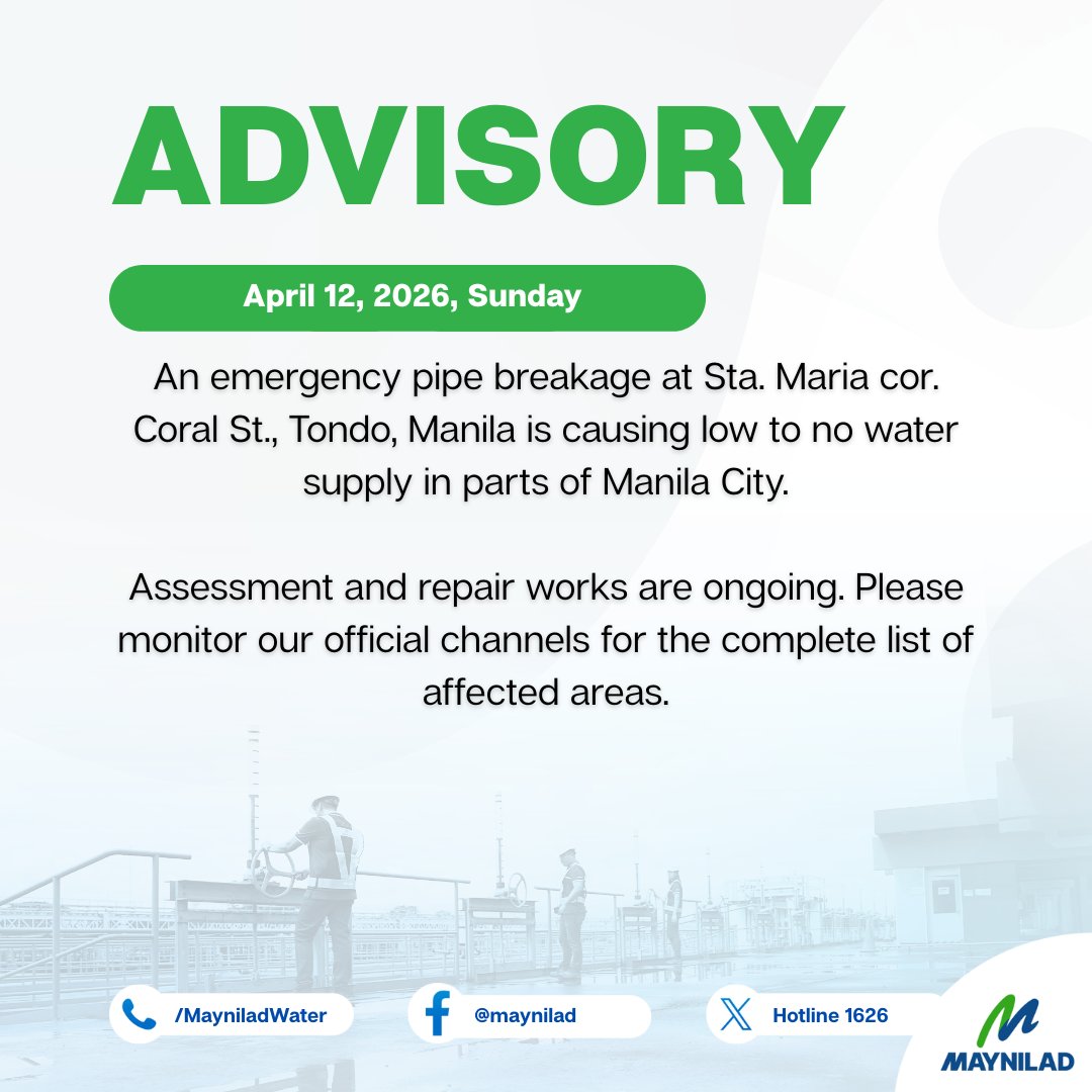 Maynilad Water Services, Inc. tweet media