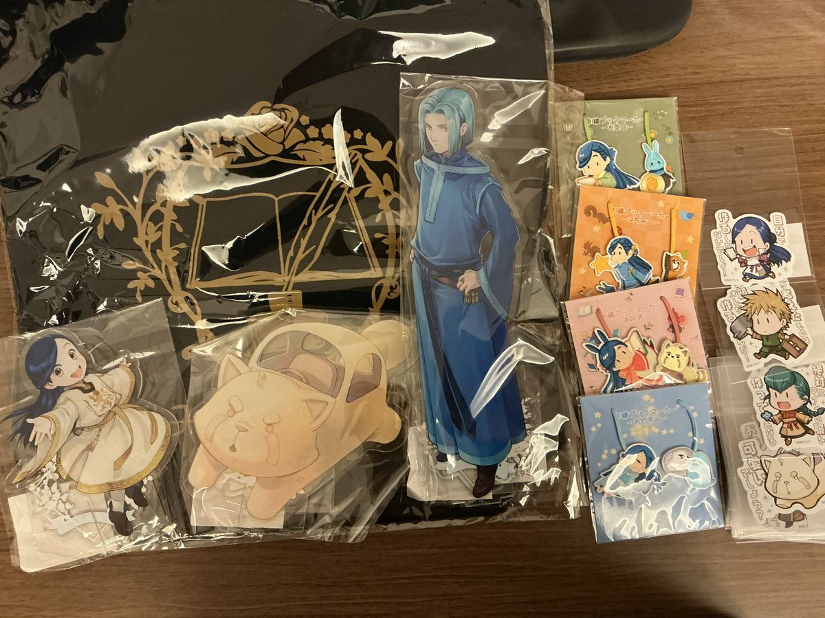 香国の下剋上　おまとめ専用① 4/17から始まる「領主の養女展」のグッズ見本が届きました。 いっぱい