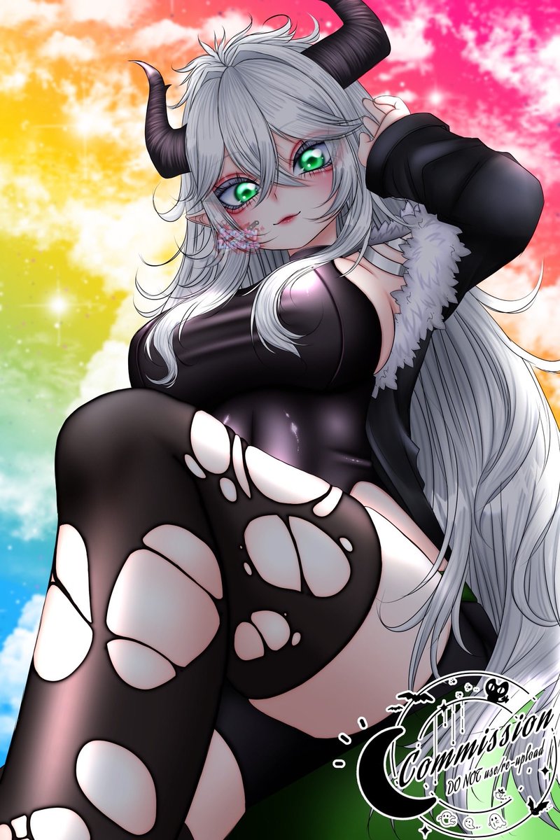 ReignFallVT's tweet photo. Throwback to the awesome art I got last year for pride, are you excited for pride this year? 💚

#pride #vtuber #vtuberpride #vtuberen #envtuber #vsona #vtuberuprising #twitch #streamer #stream #lgbtqia #summer #pridemonth #demongirl https://t.co/50Q0niyTLQ