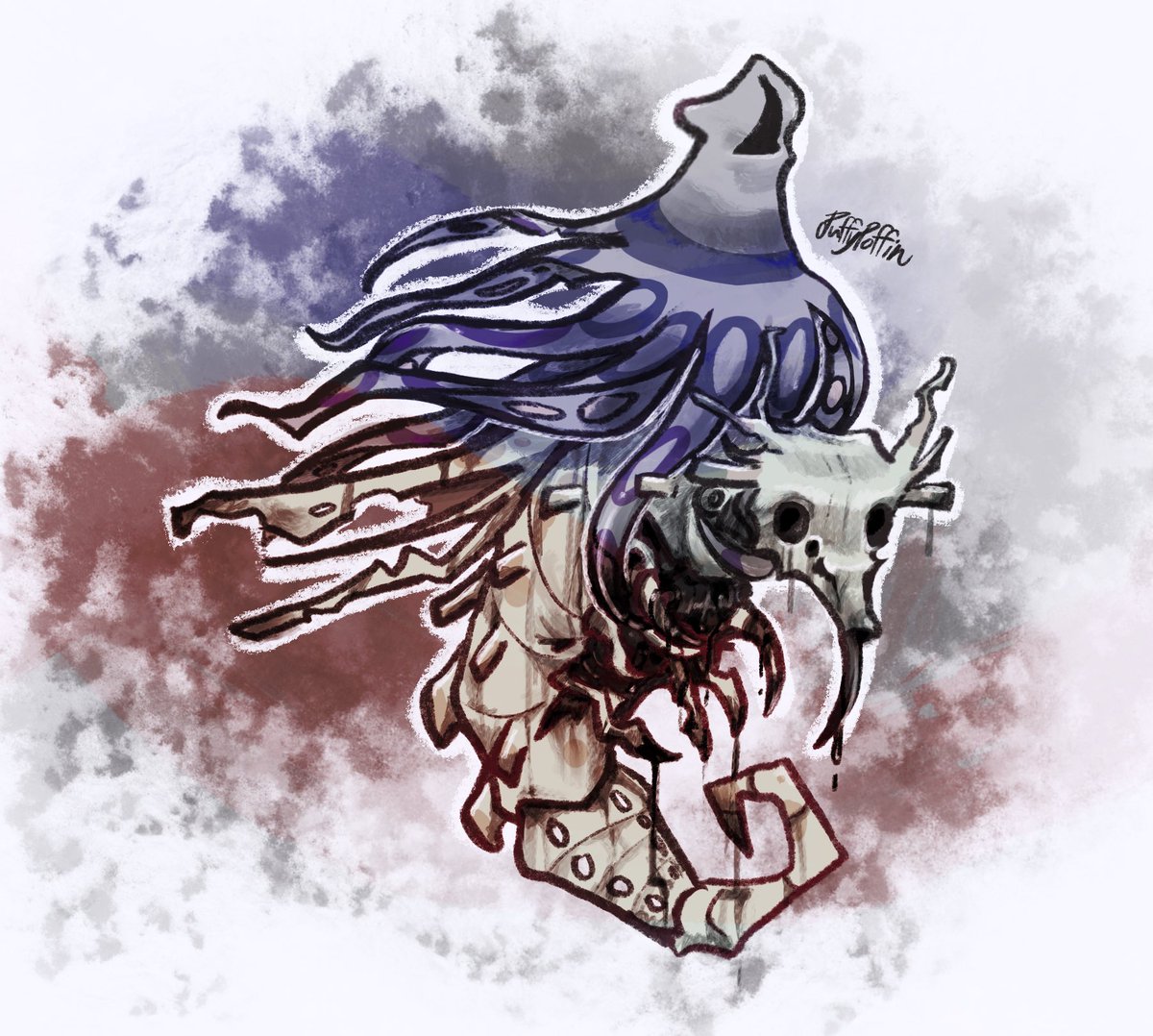 Seahorseman of death #art