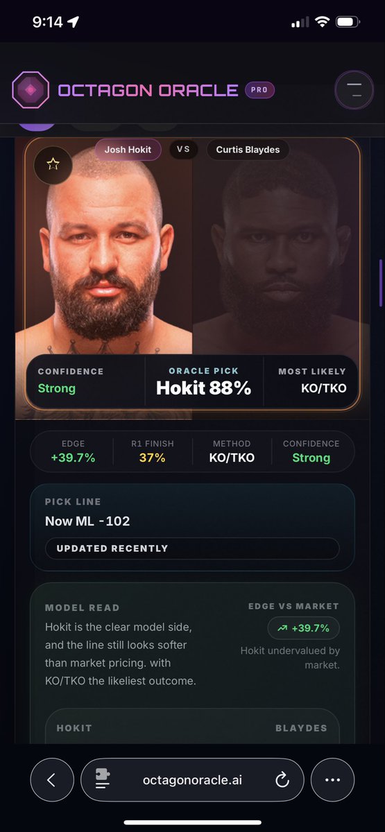 Octagon Oracle tweet media