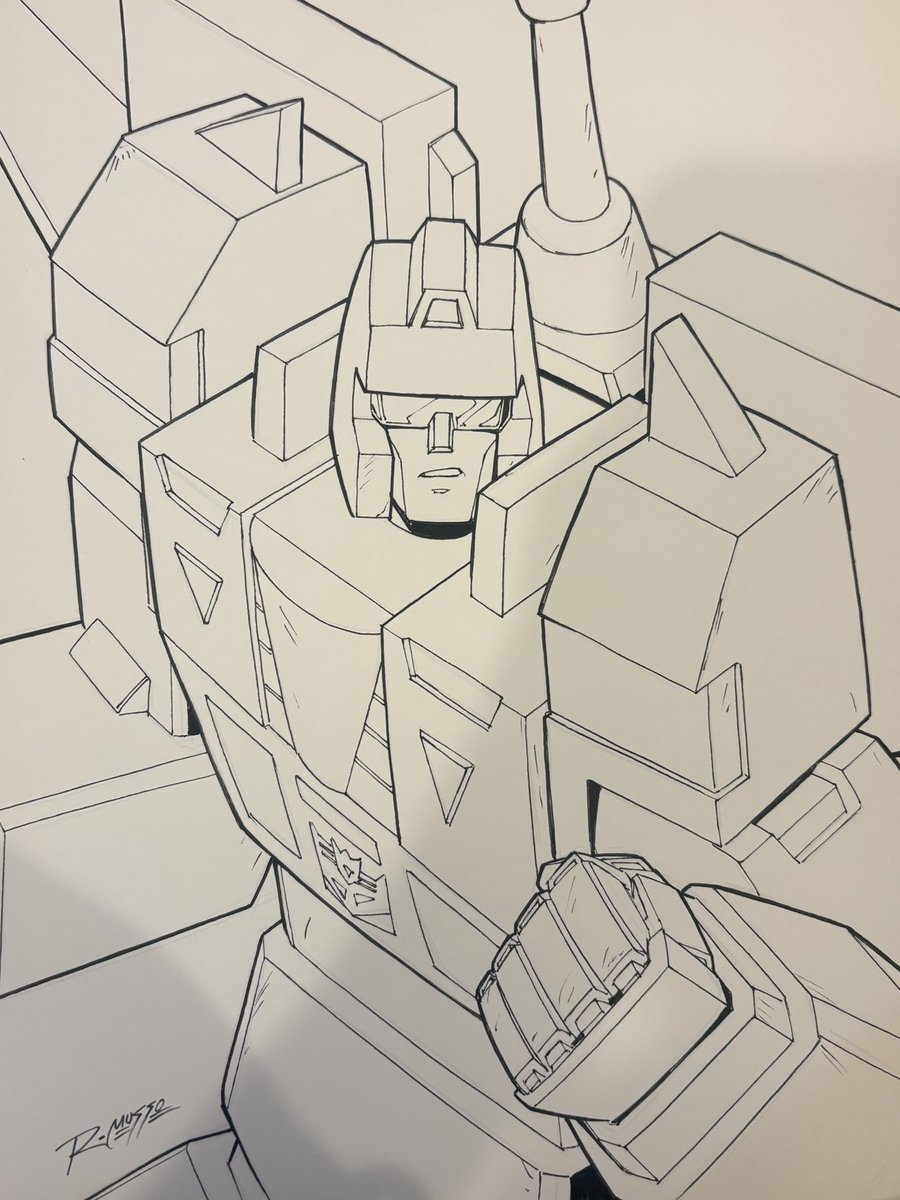Blitzwing commission from a very talented friend of mine! 💜💛