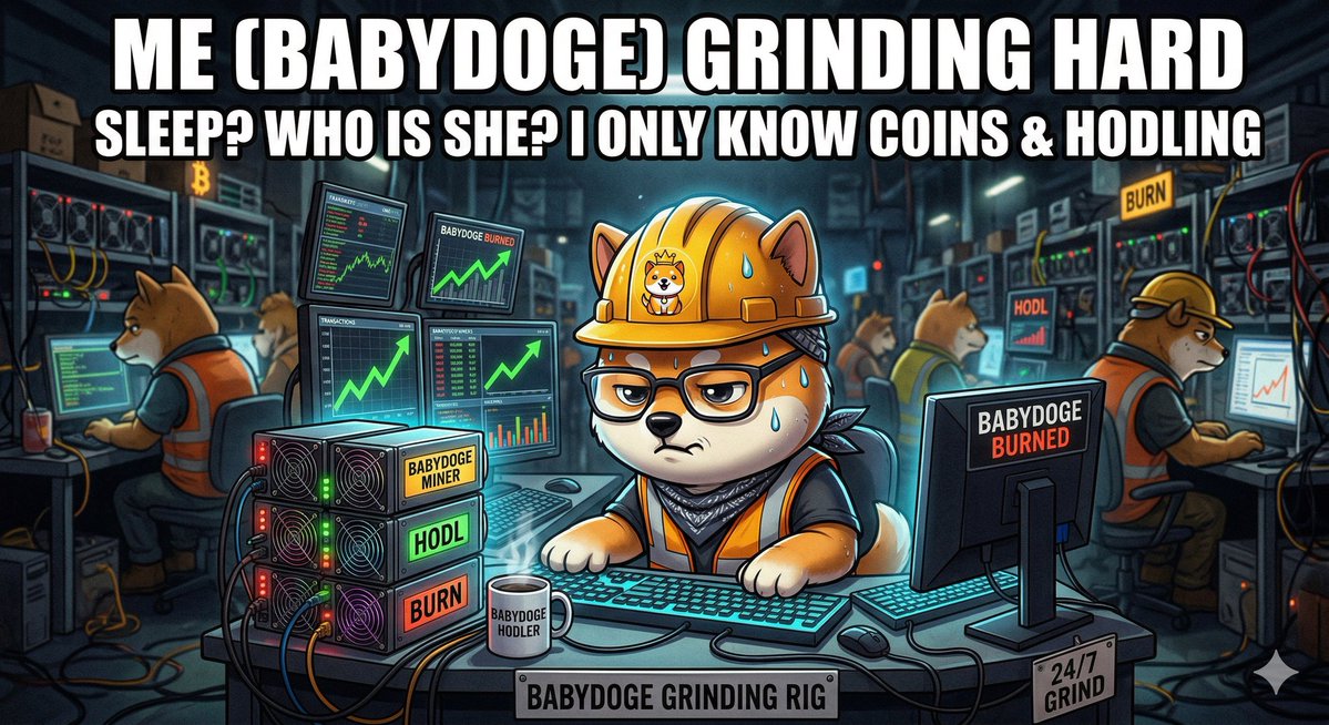 scoupshill's tweet image. When the grind hits 24/7. @BabyDoge works while the rest of us dream.  Let’s go!

#BABYDOGE #GRINDING