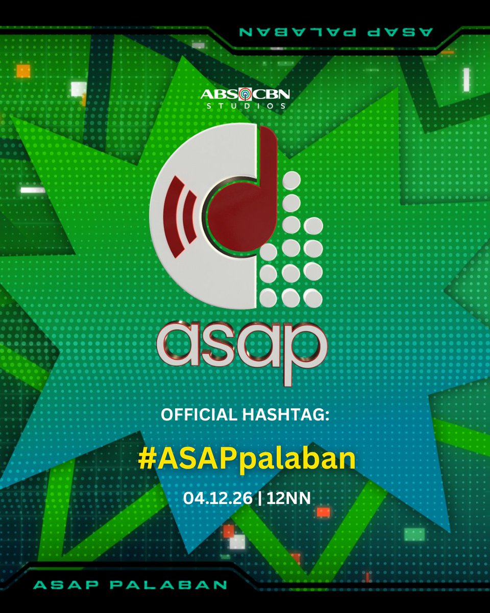ASAPOfficial's tweet image. Serving vocals, visuals, at walang patinag na performances this Sunday afternoon sa #ASAP! Maki-join na sa party by using our hashtag - #ASAPpalaban! 🔥

Mapapanood sa ABS-CBN sa ALLTV2, A2Z, Kapamilya Channel at sa Kapamilya Online Live! 📺📱