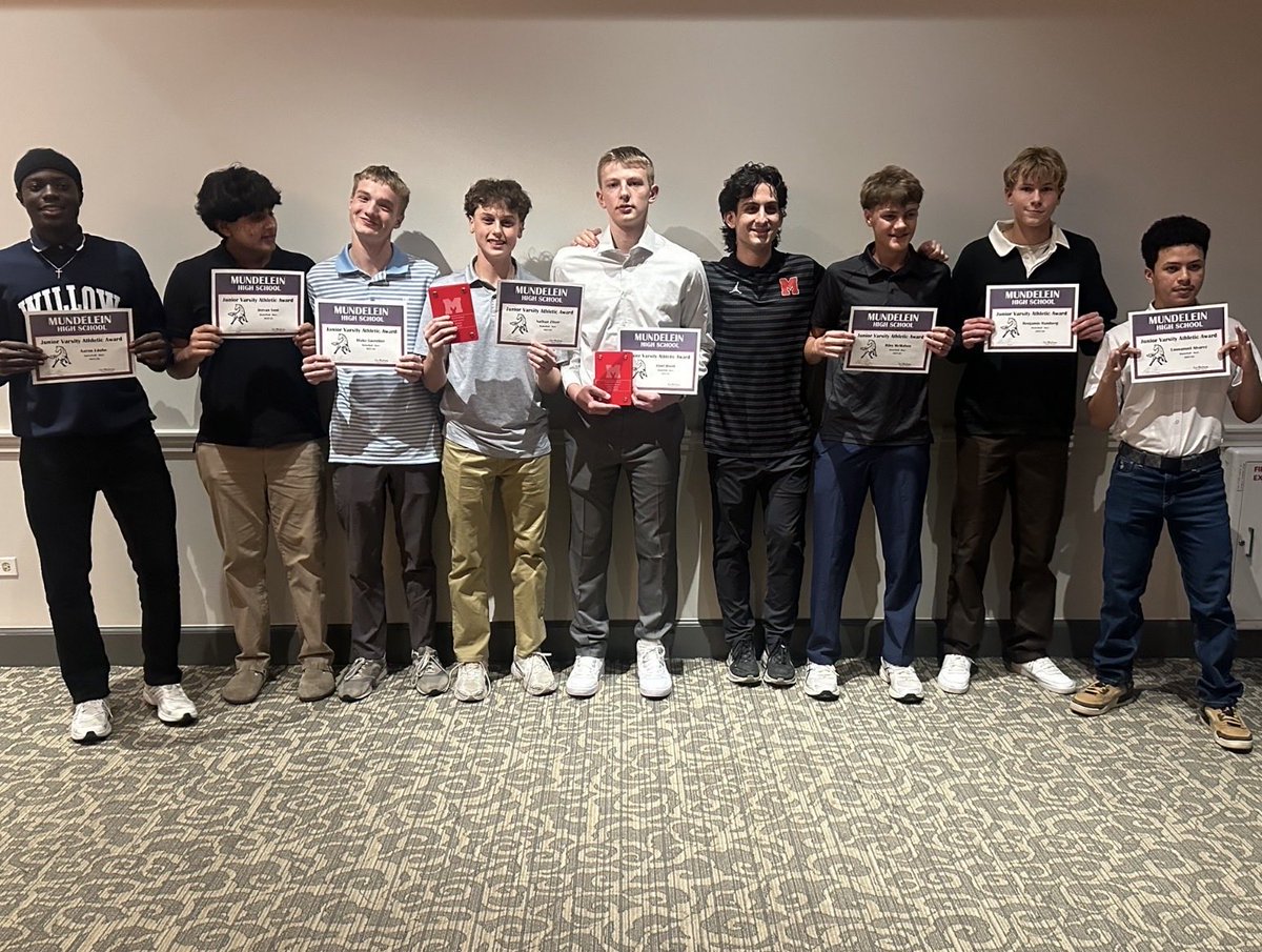 mundyball's tweet photo. Last week we celebrated our High School basketball programs at our End of Season banquet

This was a foundational year for Mundelein, setting the tone, building strong habits, and establishing a standard across all levels.

Excited for what’s ahead!

#GoMustangs #MundyBall https://t.co/Pv8SKinwJg
