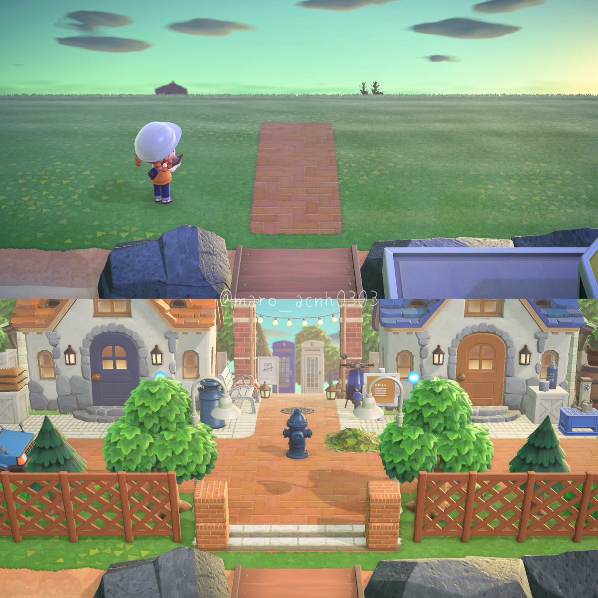 maro_acnh0303's tweet image. 飛行場前ビフォアフ
新しい島作り始めました𓂃🌿𓈒𓏸

#あつ森 #あつまれどうぶつの森
#ACNH #AnimalCrossing #あつ森写真部